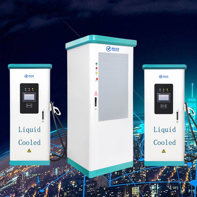 Op de vloer gemonteerde EV-laadstations 720 kW 1 stekker Intelligente vloeistofkoeling