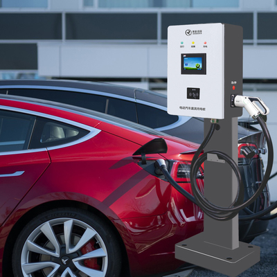 DC snelle 30 kW EV-oplader met 7 inch touchscreen Ccs Type 2 enkele connector
