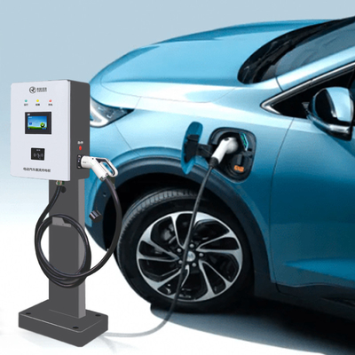 Rapid DC Fast 40kw EV Charger Wall Mount RFID 3-fase met dubbele connector OCPP