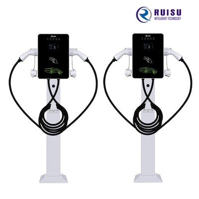 14KW 32A AC EV Lader Eenfase Type 2 vloerstandaard met 5m kabel