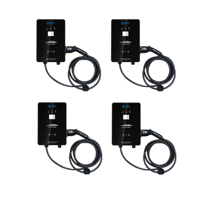 Wandgemonteerde AC EV-oplader 32A Type 2 draagbare Evse met LCD-scherm