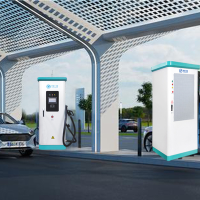 Op de vloer gemonteerde EV-snellaadstations, 480KW gesplitste oplaadpunten voor openbare auto's