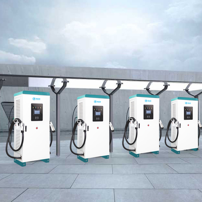 Op de vloer gemonteerde slimme EV-autolader, snelladende EV-station 60KW OEM